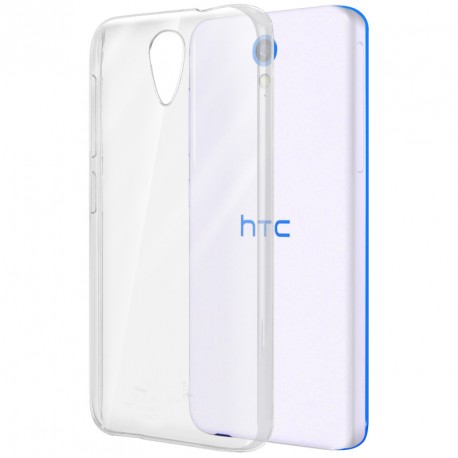 Coque rigide transparente pour HTC Desire 620