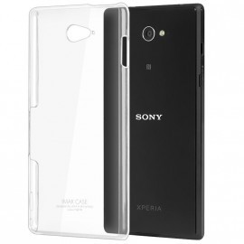 Coque rigide transparente pour Sony Xperia M2