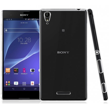 Coque rigide transparente pour Sony Xperia T3