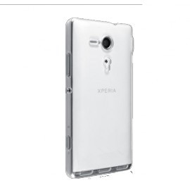 Coque rigide transparente pour Sony Xperia M