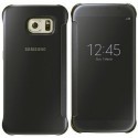 Etui portefeuille Clear-View Noir Origine Samsung pour Samsung Galaxy S6