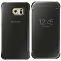 Etui portefeuille Clear-View Noir Origine Samsung pour Samsung Galaxy S6