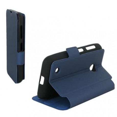 Etui type portefeuille pour Samsung Galaxy S6 Bleu Nuit