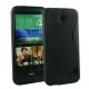 Coque semi-rigide noire pour HTC Desire 620