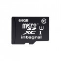 Carte mémoire Micro SD "Integral" 64GB + adaptateur 