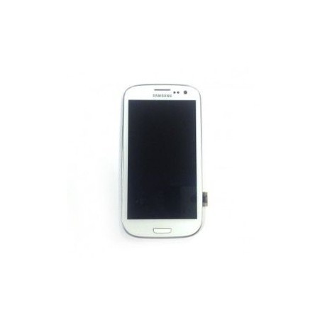 Bloc complet écran LCD + vitre tactile pour Samsung Galaxy S3 blanc