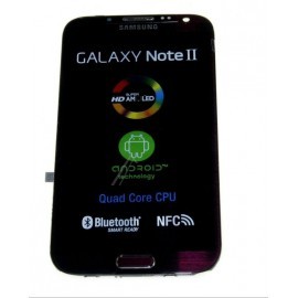 Bloc complet écran LCD + vitre tactile pour Samsung Galaxy Note 2 Noir