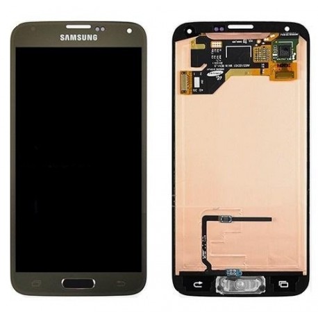 Bloc complet écran LCD + vitre tactile pour Samsung Galaxy S5 Or