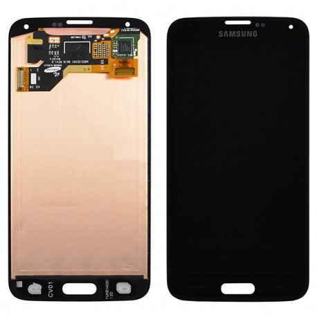 Bloc complet écran LCD + vitre tactile pour Samsung Galaxy S5 noir