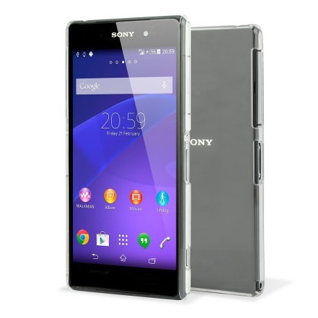 Coque rigide transparente pour Sony Xperia Z4