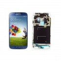 Bloc complet écran LCD + vitre tactile pour Samsung Galaxy S4 bleu métallique