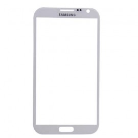 Ecran vitre tactile pour Samsung Galaxy Note 2 4G blanc