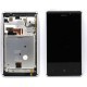 Bloc complet écran LCD+ vitre tactile pour Microsoft Lumia 925 (Nokia) Argent