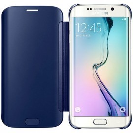 Etui Samsung Clear View pour Samsung Galaxy S6 Edge 