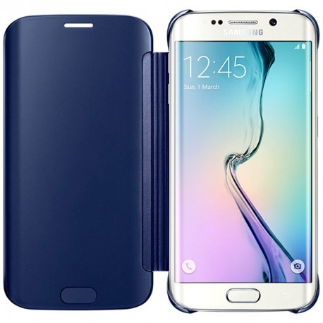 Etui Samsung Clear View pour Samsung Galaxy S6 Edge 