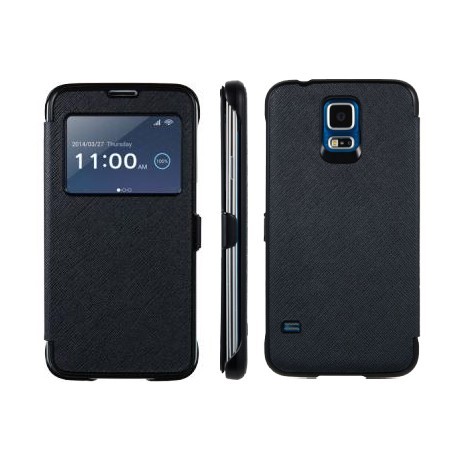 Etui portefeuille Noir pour Samsung Galaxy S5