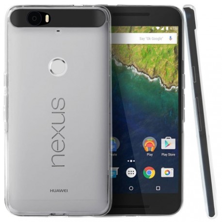 Coque rigide transparente pour Google Nexus 6P