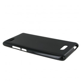 Coque silicone minigel noire pour Wiko Fever 