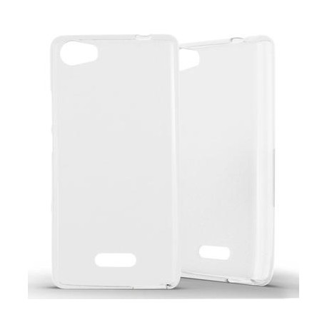 Coque silicone minigel transparente pour Wiko Fever 