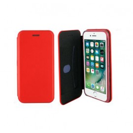 Etui housse portefeuille rouge pour iPhone 7