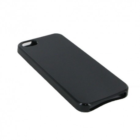 Coque silicone gel noire pour iPhone SE