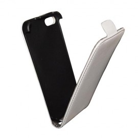 Housse à rabat vertical pour iPhone SE blanc
