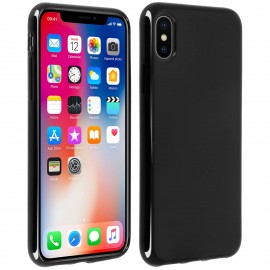 Coque silicone gel noire pour iPhone X