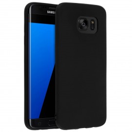Coque silicone gel noire pour Samsung Galaxy S7 Edge