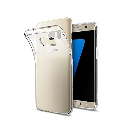 Coque silicone gel noire pour Samsung Galaxy S7 Edge