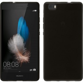 Coque silicone gel noire pour Huawei Honor P8 Lite
