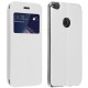 Etui portefeuille Blanc avec fenêtre pour Huawei P8 Lite