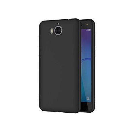 Coque silicone gel noire pour Huawei Y6 2017