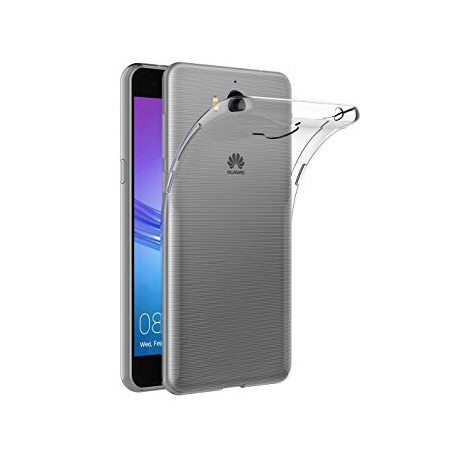 Coque silicone gel transparent pour Huawei Y6 Pro 2017