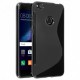 Coque silicone noire pour Huawei P8 Lite 2017