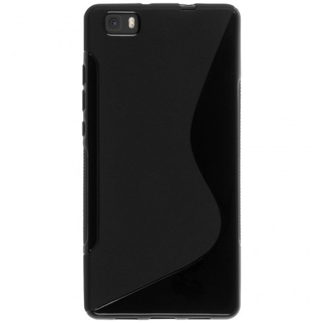 Coque silicone noire pour Huawei P8 Lite