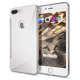 Coque silicone transparent S Style pour iPhone 7 Plus