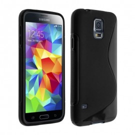 Coque silicone gel noire pour Samsung Galaxy S7