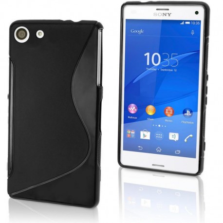 Coque silicone gel noire pour Sony Xperia M5