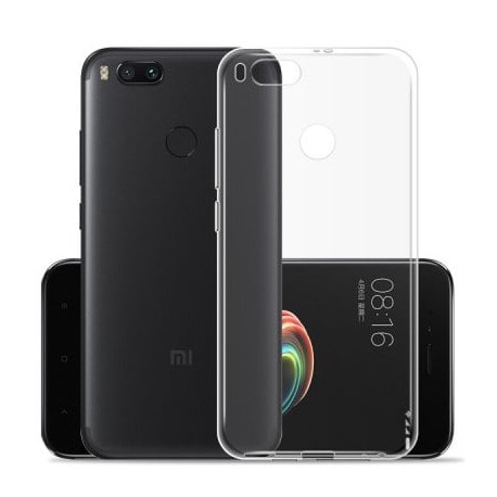 Coque rigide transparente pour Xiaomi Mi A1