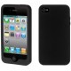 Housse silicone iphone 4 noir