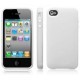 Coque silicone iphone 4 Blanc