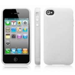 Coque silicone iphone 4 Blanc