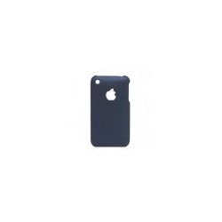 Coque iPhone 3G/3GS silicone unie bleu nuit