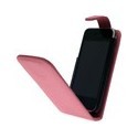Étui clapet cuir (rose) Iphone 3G/3GS