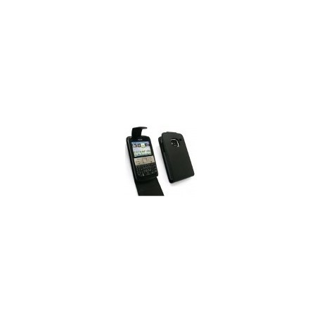 Housse de protection cuir noir Nokia E5