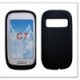 Housse en silicone noir Nokia C7 pour Nokia C7