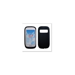 Housse en silicone noir Nokia C7 pour Nokia C7