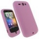 Housse Silicone rose pour HTC Wildfire