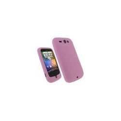 Housse Silicone rose pour HTC Wildfire