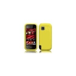 Etui silicone jaune pour Nokia 5230